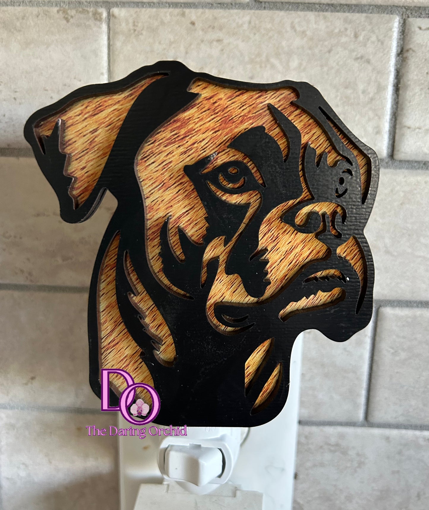 Boxer Night Light, dog breed night light