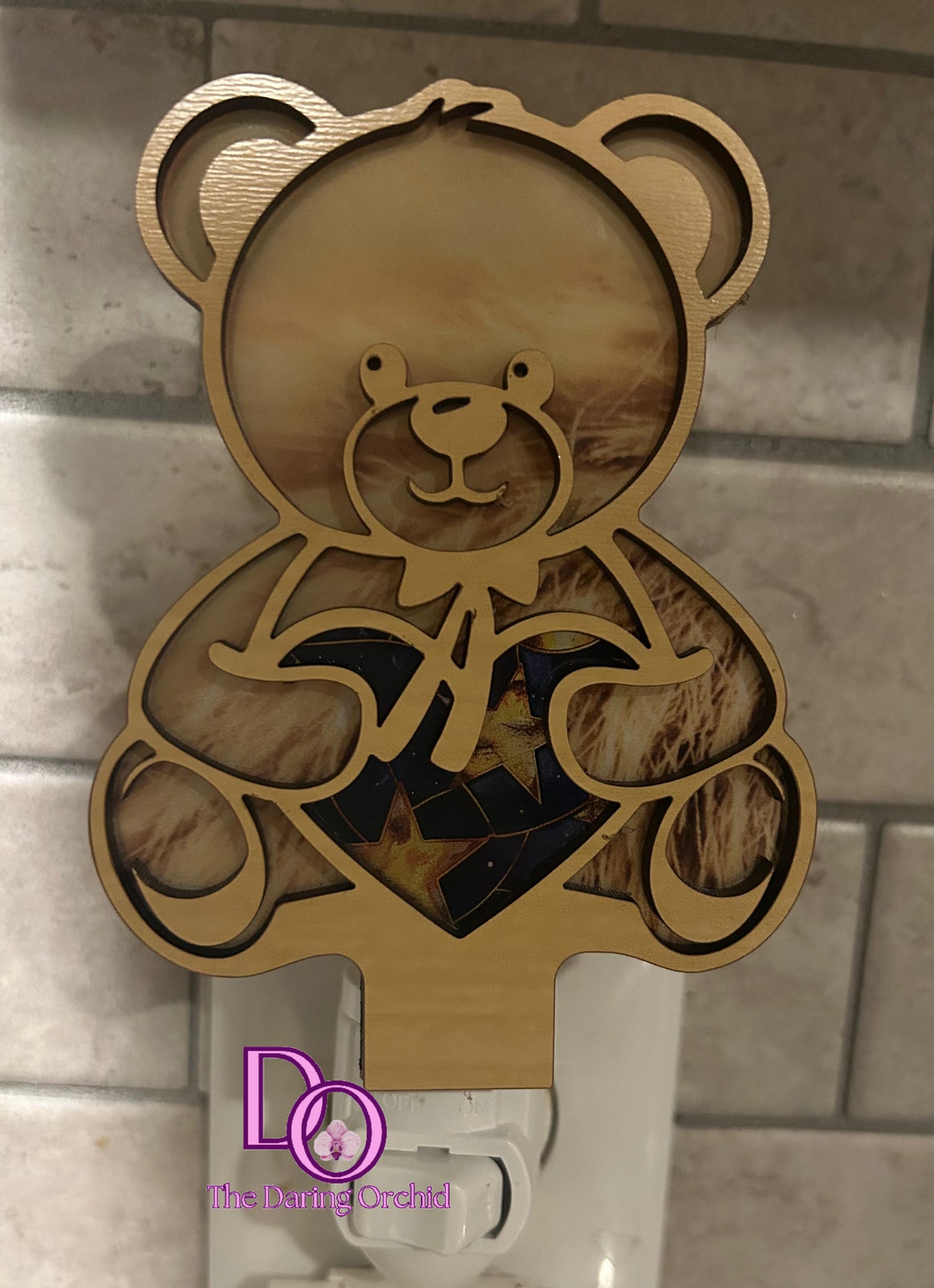 Teddy Bear night light, Baby's room night light