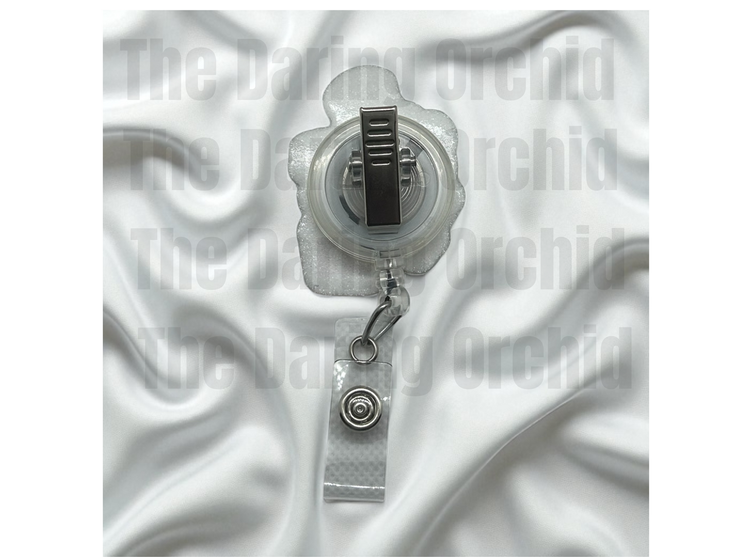 Goose themed badge reel Cuff 'em, Nurse badge reel, LPN badge reel