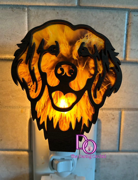 Golden Retriever Night Light, dog breed night light