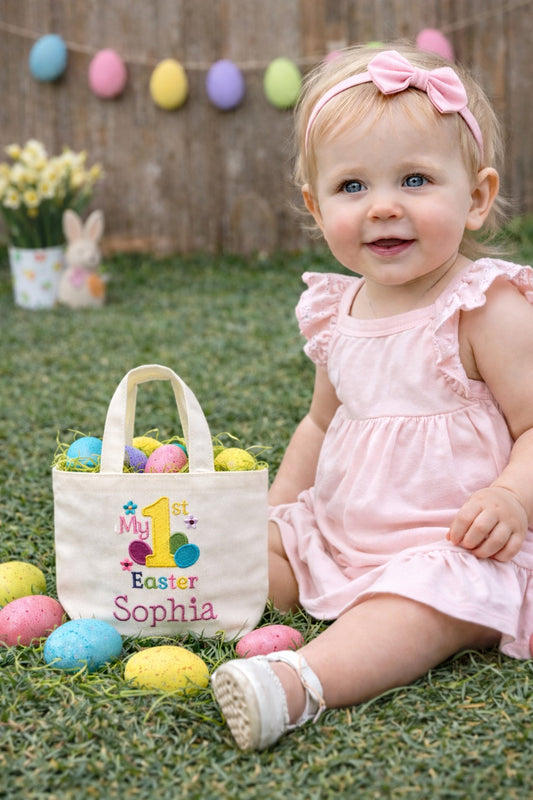 Personalized My First Easter Bag for Kids - Custom Name Easter Tote