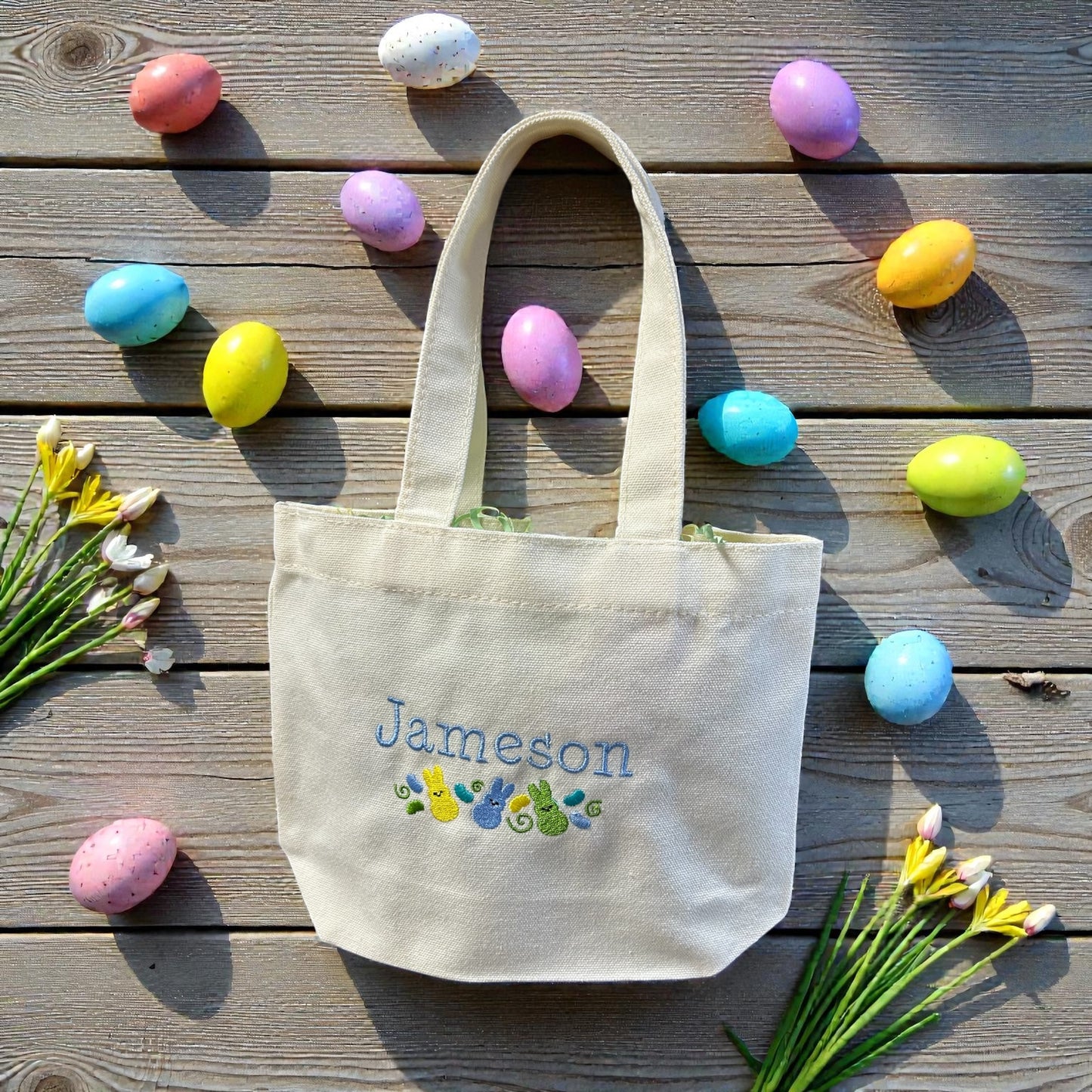 Personalized Easter Bag for Kids - Custom Name Easter Tote