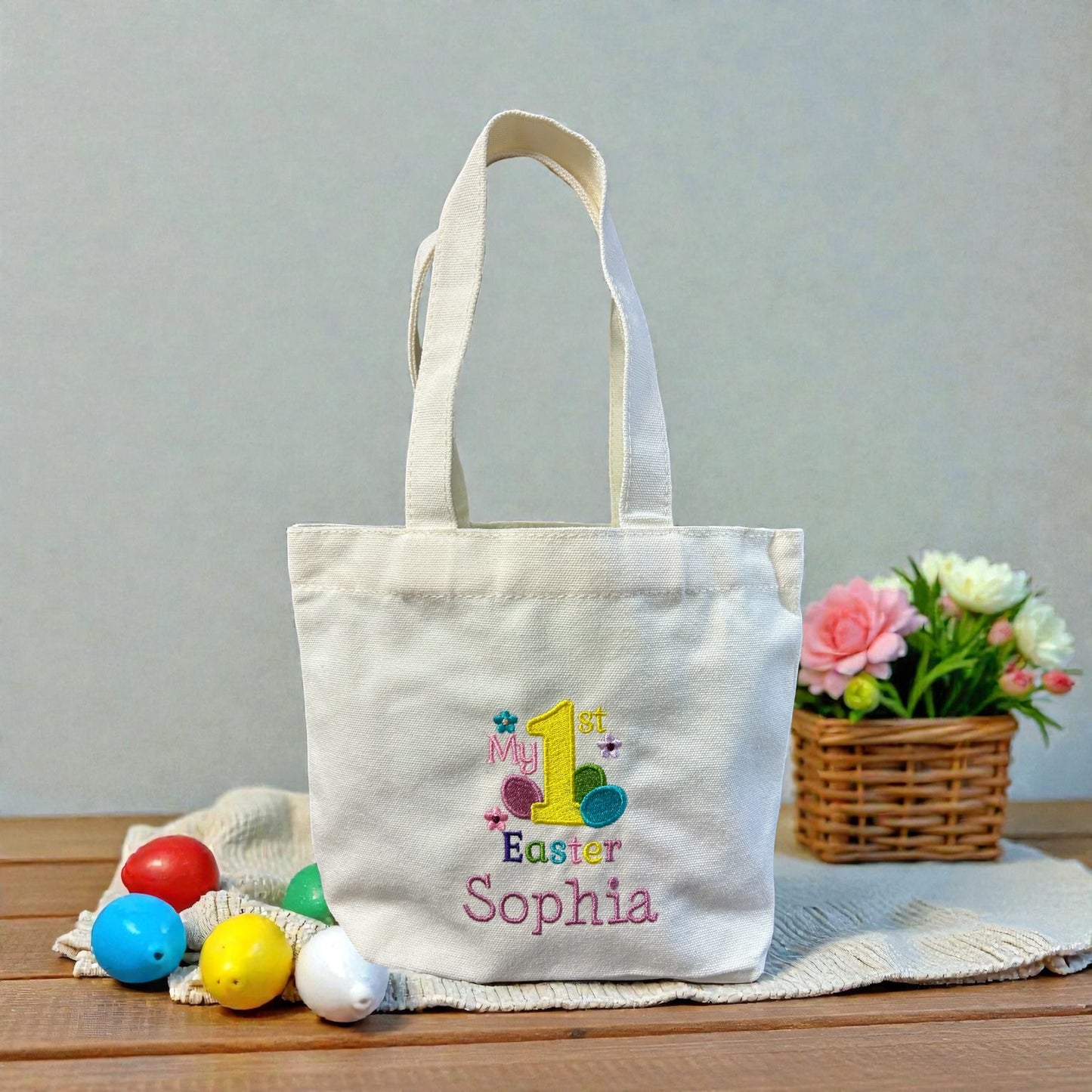 Personalized My First Easter Bag for Kids - Custom Name Easter Tote
