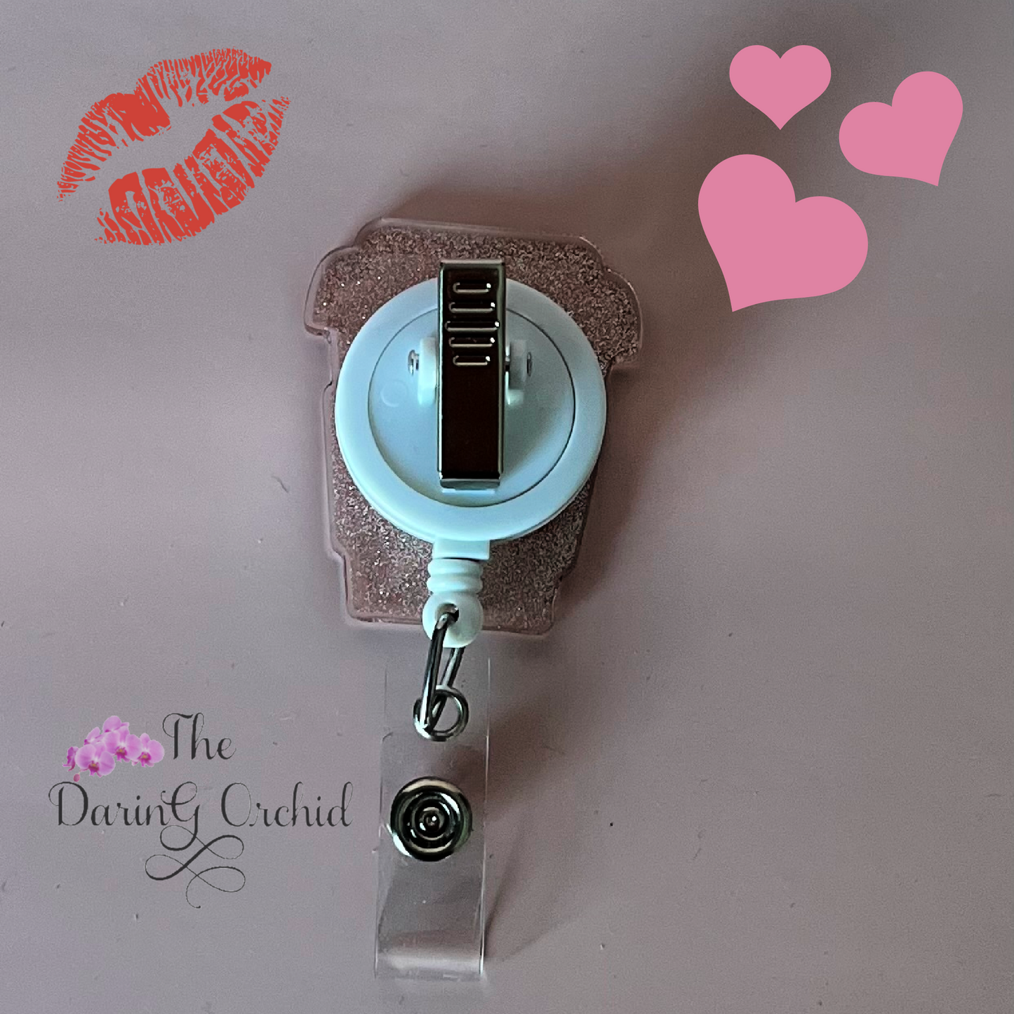 It's cold outside like my heart Badge Reel, ID Holder, Nurse, CNA, MA