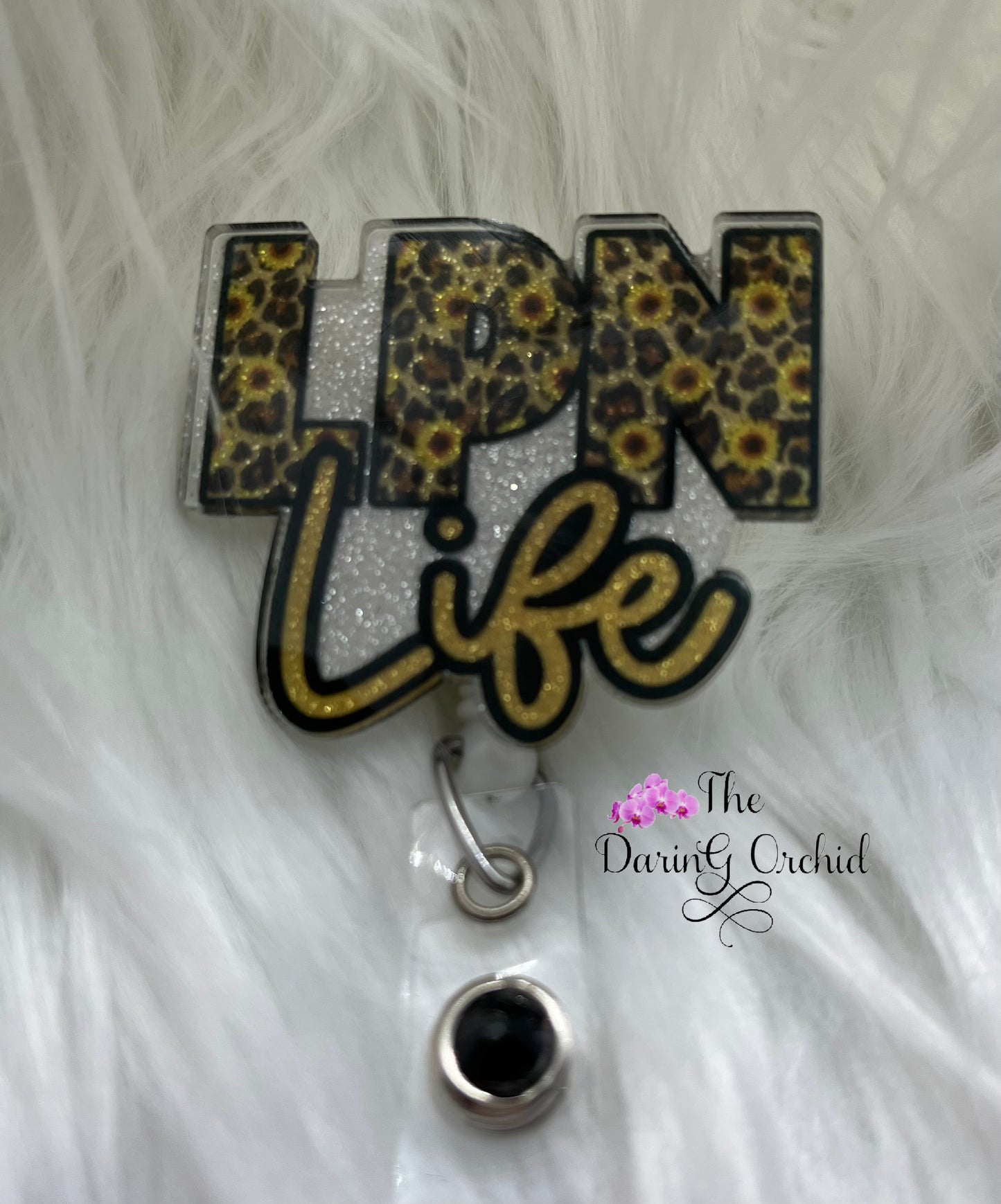 LPN Life badge reel holder reel, ID Holder, Nurse