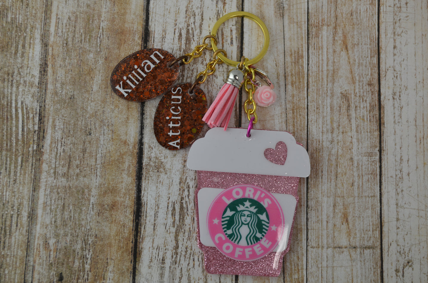 To go coffee cup keychain