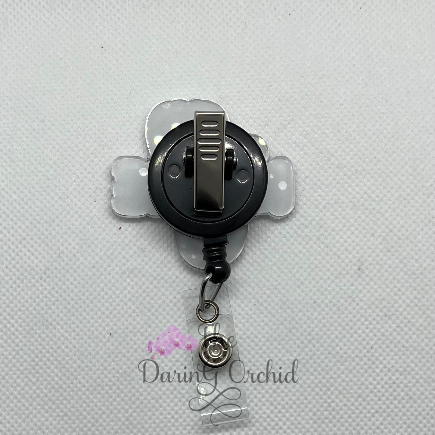 Murse badge reel, ID Holder, football background