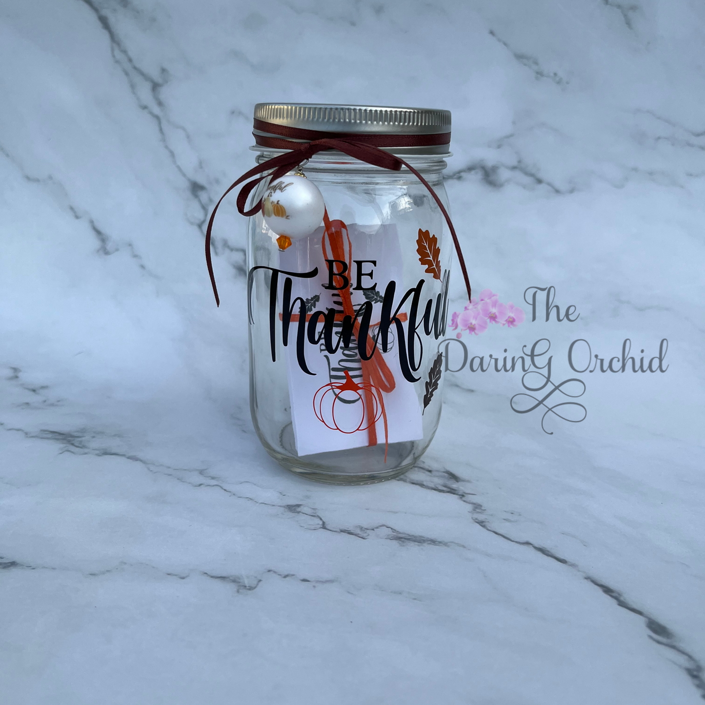 Special edition Thanksgiving gratitude jar - grateful,  thankful, manifest it