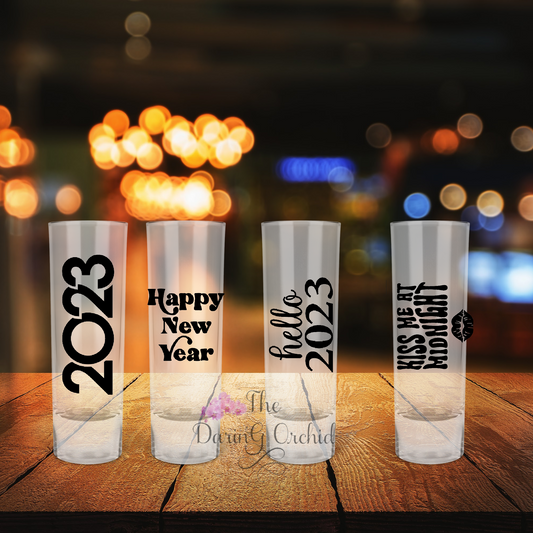 New Years Eve Shot Glasses